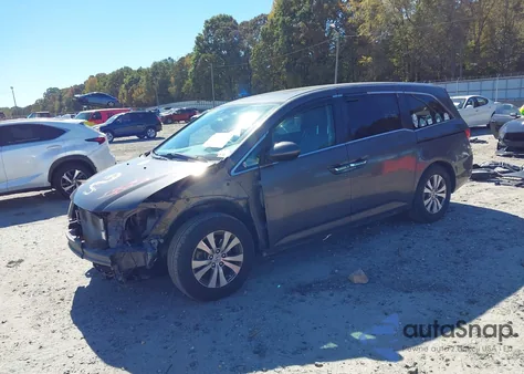 2015 Honda Odyssey Ex-L из США, поврежденный, VIN 5FNRL5H61FB017825